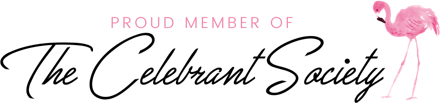 Proud member of The Celebrant Society